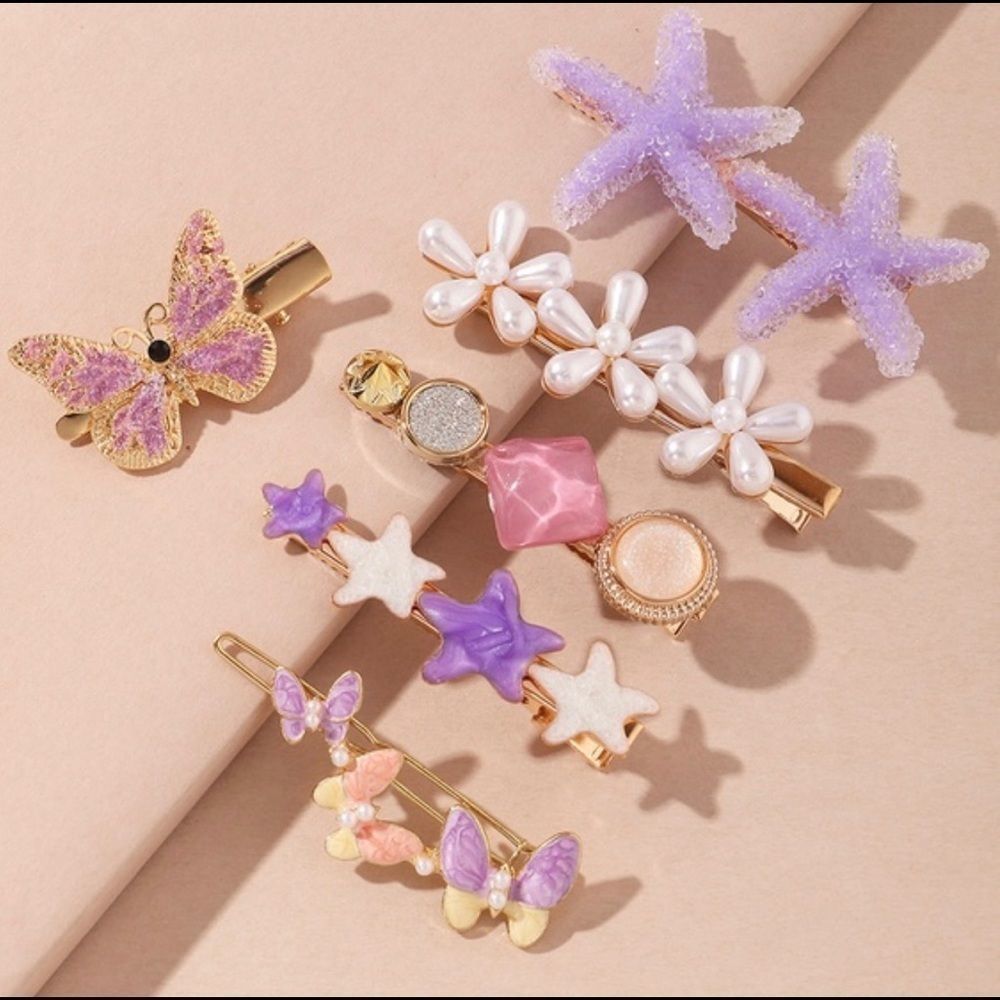 Acrylic Hair Accessories Pack!💜